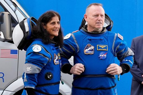 Die Astronauten Butch Wilmore und Suni Williams