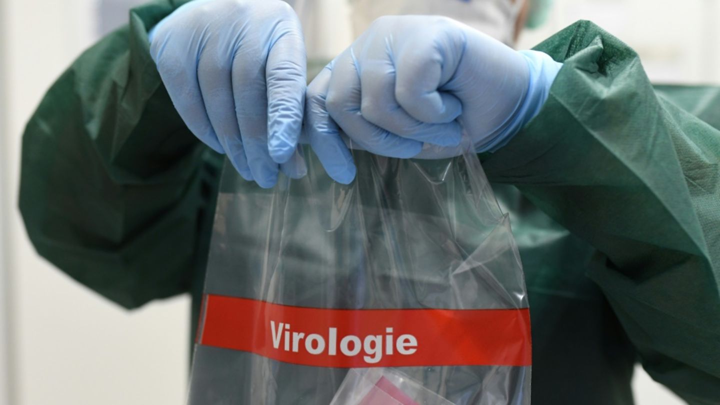 Medizinische Probe während der Coronakrise