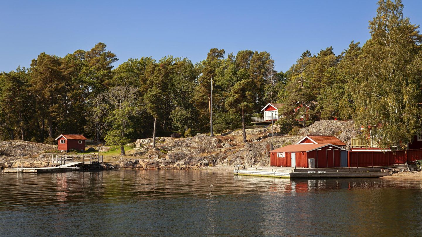 Sommerhaus an einem schwedischen See
