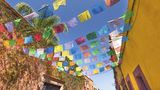 Bunte Gebäude und Straßen von San Miguel de Allende