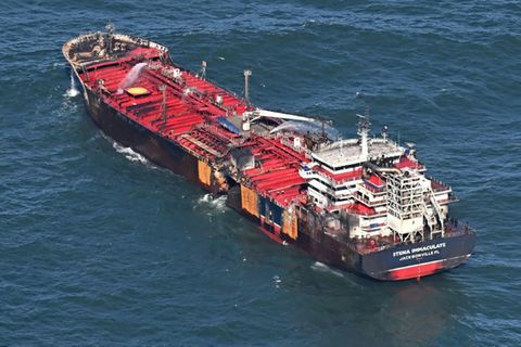 Der Öltanker "Stena Immaculate"