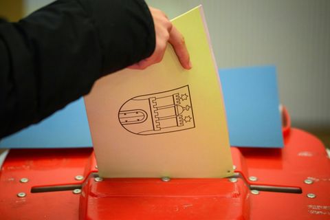Stimmabgabe bei Bürgerschaftswahl in Hamburg