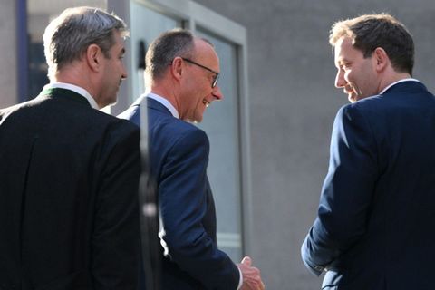 Parteichefs von CSU, CDU und SPD