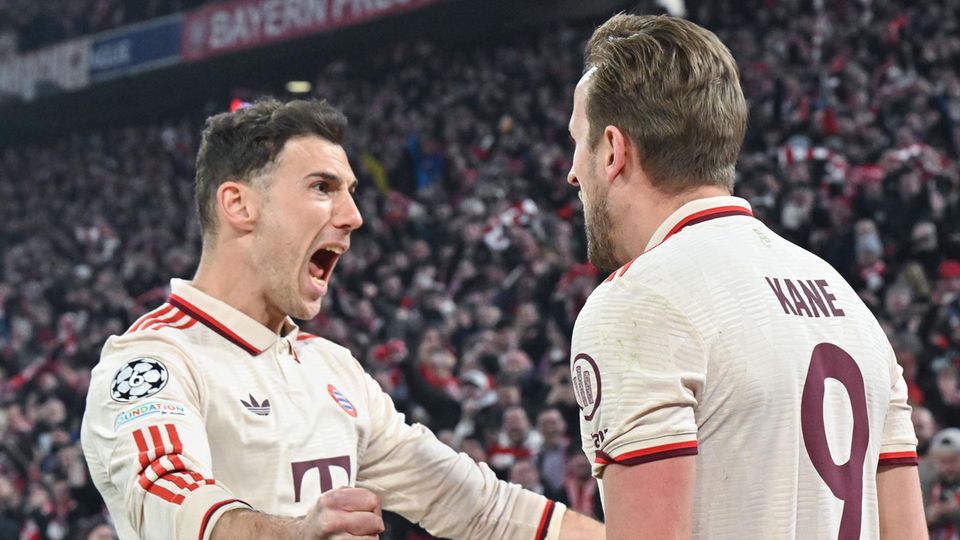 Leon Goretzka bejubelt ein Tor