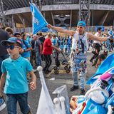 Fans beim Heimspiel des SSC Neapel gegen US Lecce am 26.10.24.