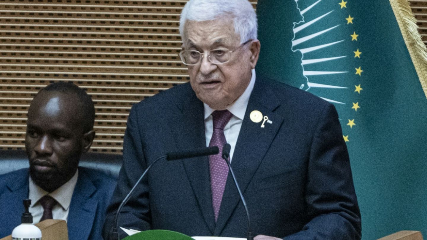 Palästinenserpräsident Mahmud Abbas im Februar