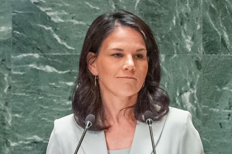 Annalena Baerbock spricht bei der 79. Generaldebatte der UN-Vollversammlung