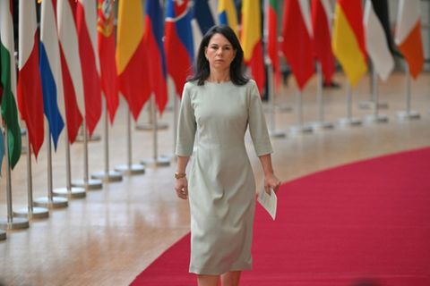 Baerbock bei EU-Außenministertreffen in Brüssel