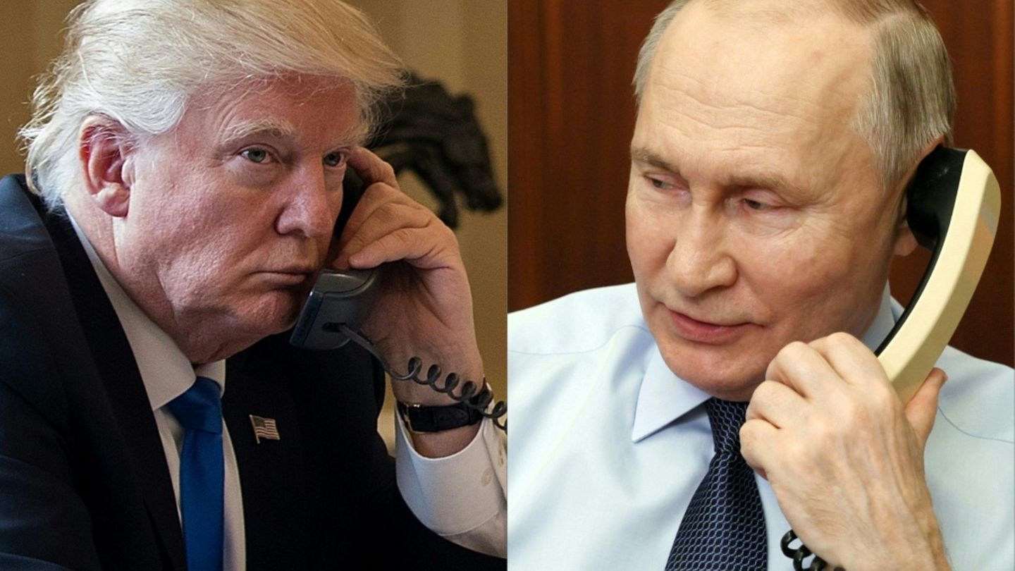 US-Präsident Trump (l.) und Kreml-Chef Putin