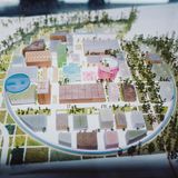 Modell des neuen KI-Quartiers IPAI