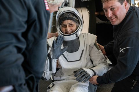 Suni Williams nach ihrer Rückkehr