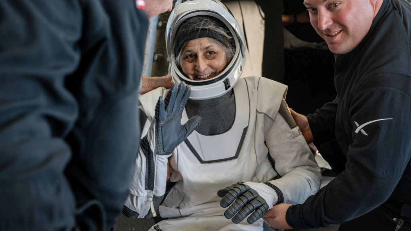 Suni Williams nach ihrer Rückkehr
