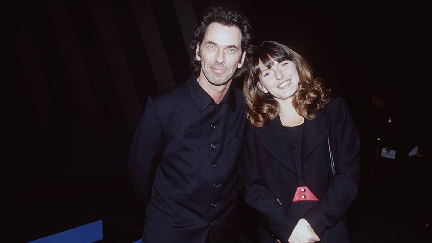 Hugo Egon Balder 1995 mit seiner dritten Ehefrau Natascha