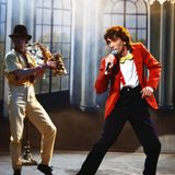 Balder im roten Sakko bei einem TV-Auftritt 1983