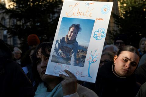 Demonstration für Olivier Grondeau