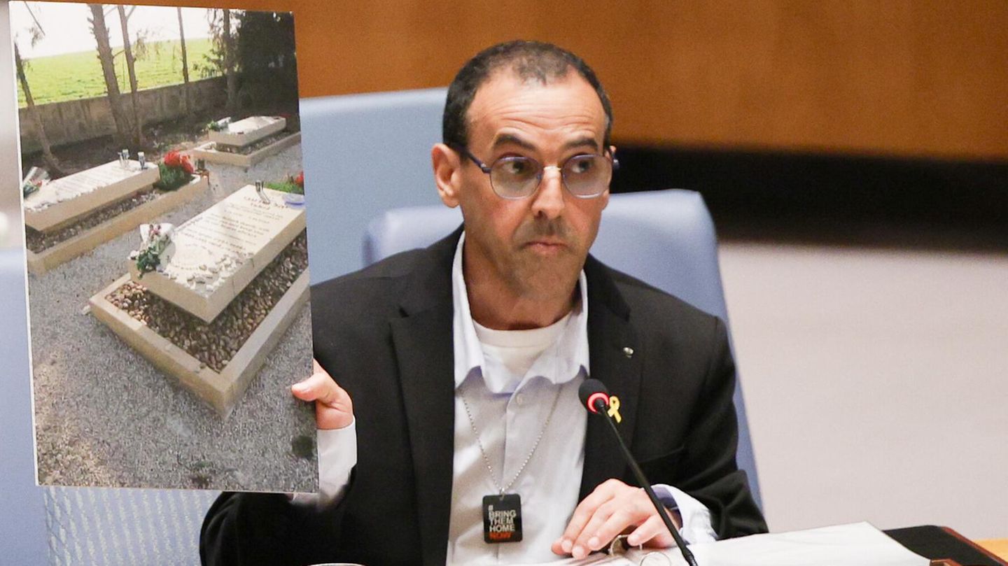 Hamas-Geisel: Israeli speaks of the horror in Gaza before the UN Security Council