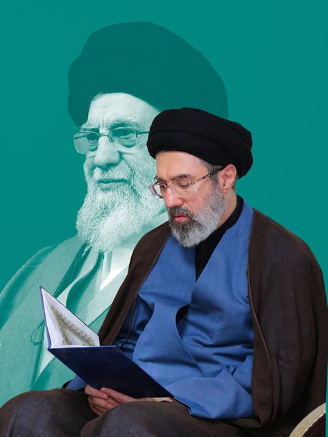 Modschtaba Chamenei liest in einem Buch