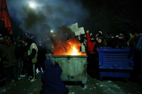 Protestierende in der Hauptstadt Ankara
