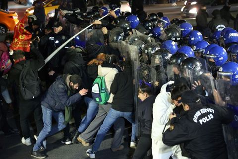 Proteste in der türkischen Stadt Ankara