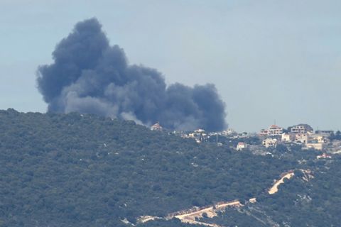 Rauchschwaden nach israelischen Angriffen im Südlibanon