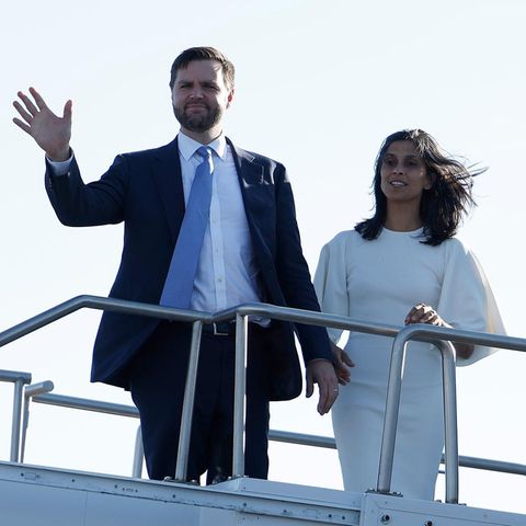 Usha Vance would like to travel to Greenland (here with JD vance)