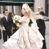 Sarah Jesscia Parker im Brautkleid in dem Film "Sex and the City", der 2008 ins kino kommt
