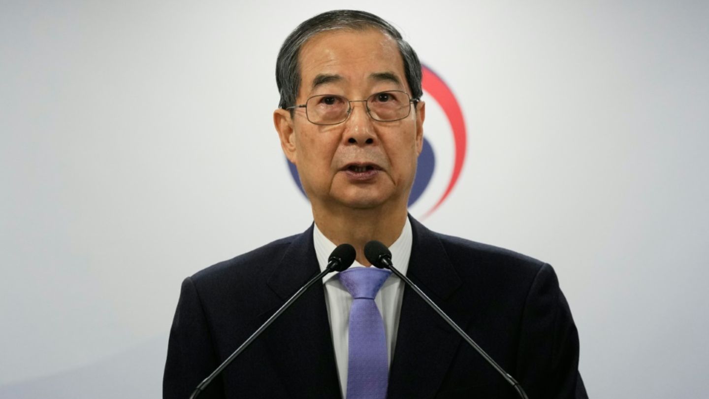 Südkoreas amtierender Präsident Han Duck Soo