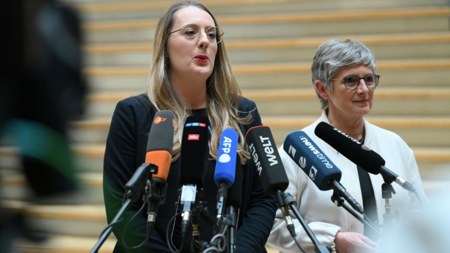 Dröge (l.) und Haßelmann in Berlin