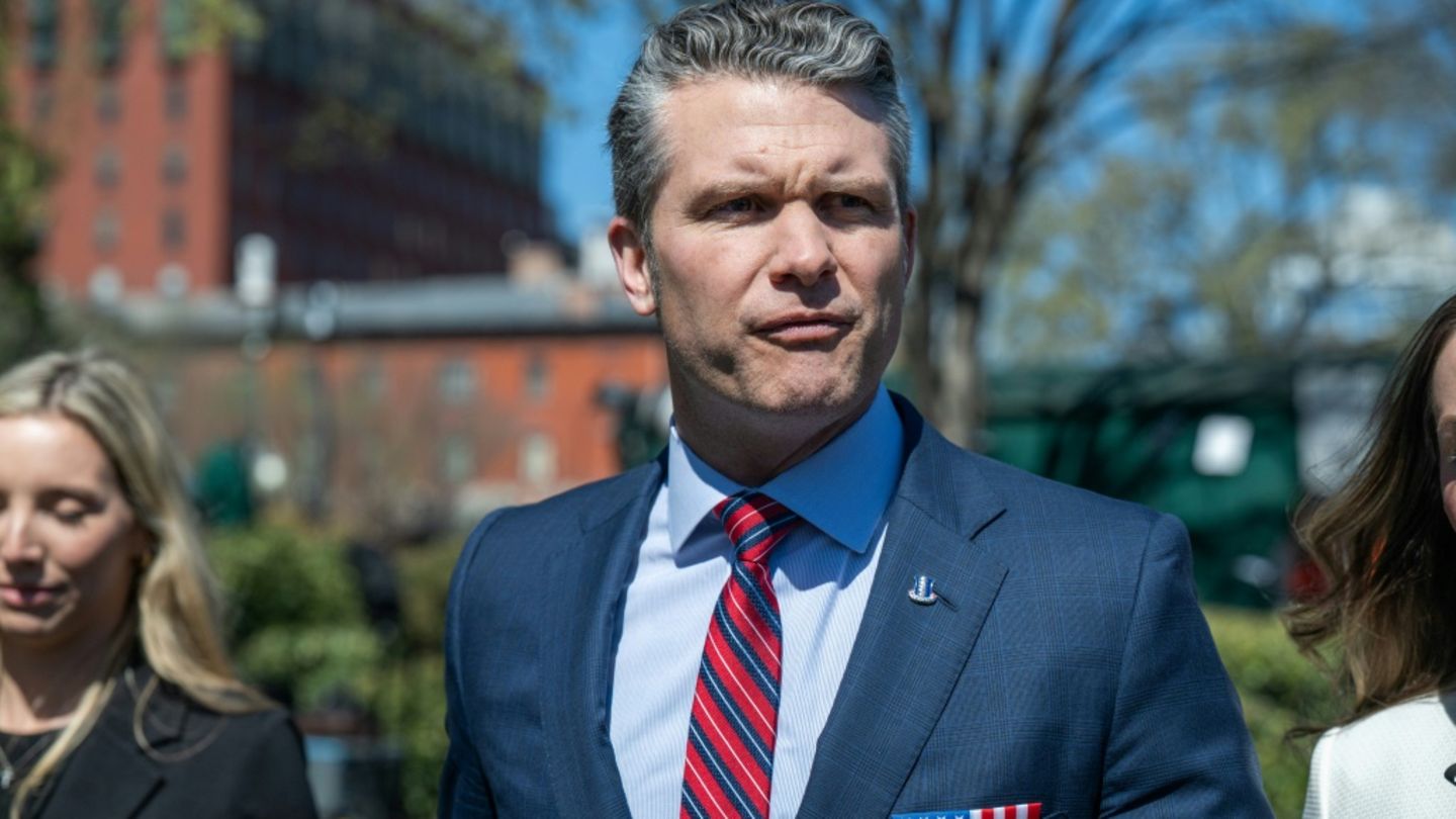Pete Hegseth am 21. März in Washington