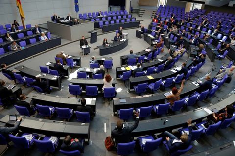 Plenum des Bundestags