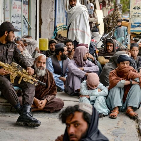 Menschen in Kandahar in Afghanistan