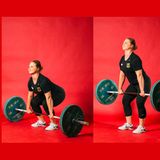 Sabine Kusterer beim Kreuzheben