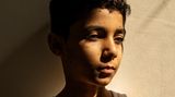 Portrait von dem verwundeten Mahmoud