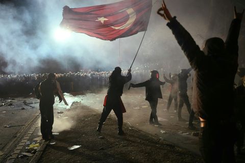 Proteste in Istanbul am Montag