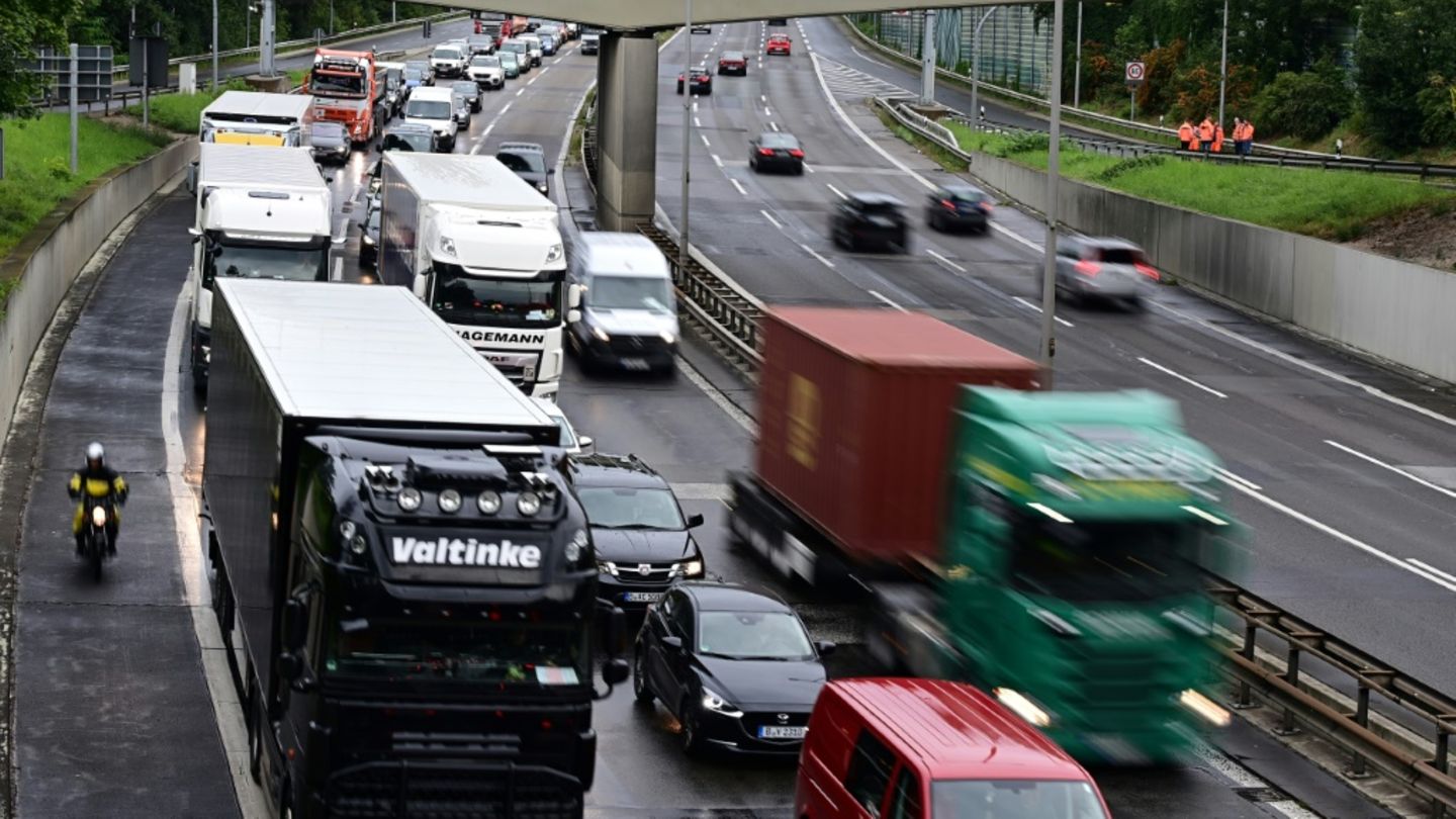 Stau in Berlin 2021