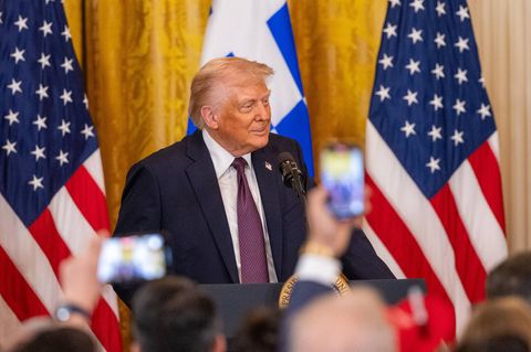 US-Präsident Donald Trump bei einer Veranstaltung im Weißen Haus