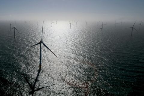 Windräder in der Nordsee