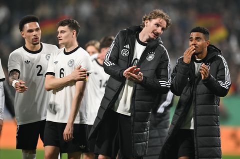 Die deutsche U21-Mannschaft nach dem EM-Härtetest gegen Spanien