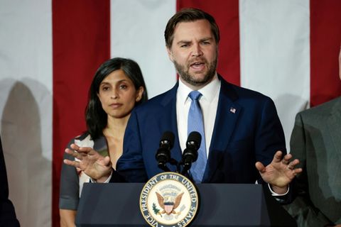 US-Vizepräsident Vance und seine Frau Usha