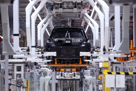 Produktion von VW-Elektroauto ID.3 in Zwickau