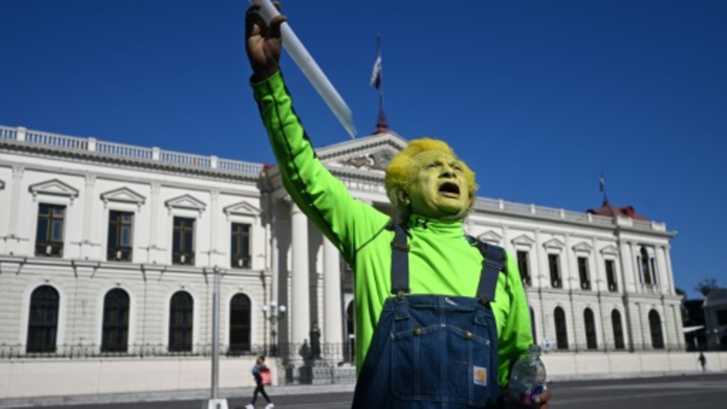 Leuchtender Protest