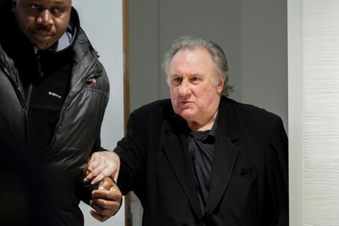 Gérard Depardieu beim Prozess
