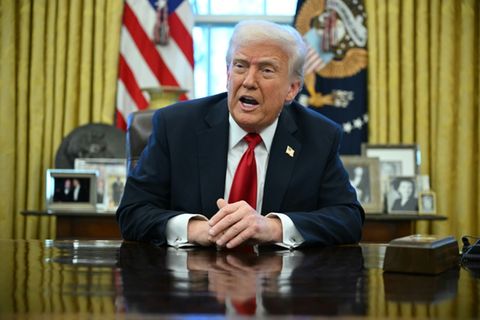 Donald Trump am Mittwoch im Weißen Haus
