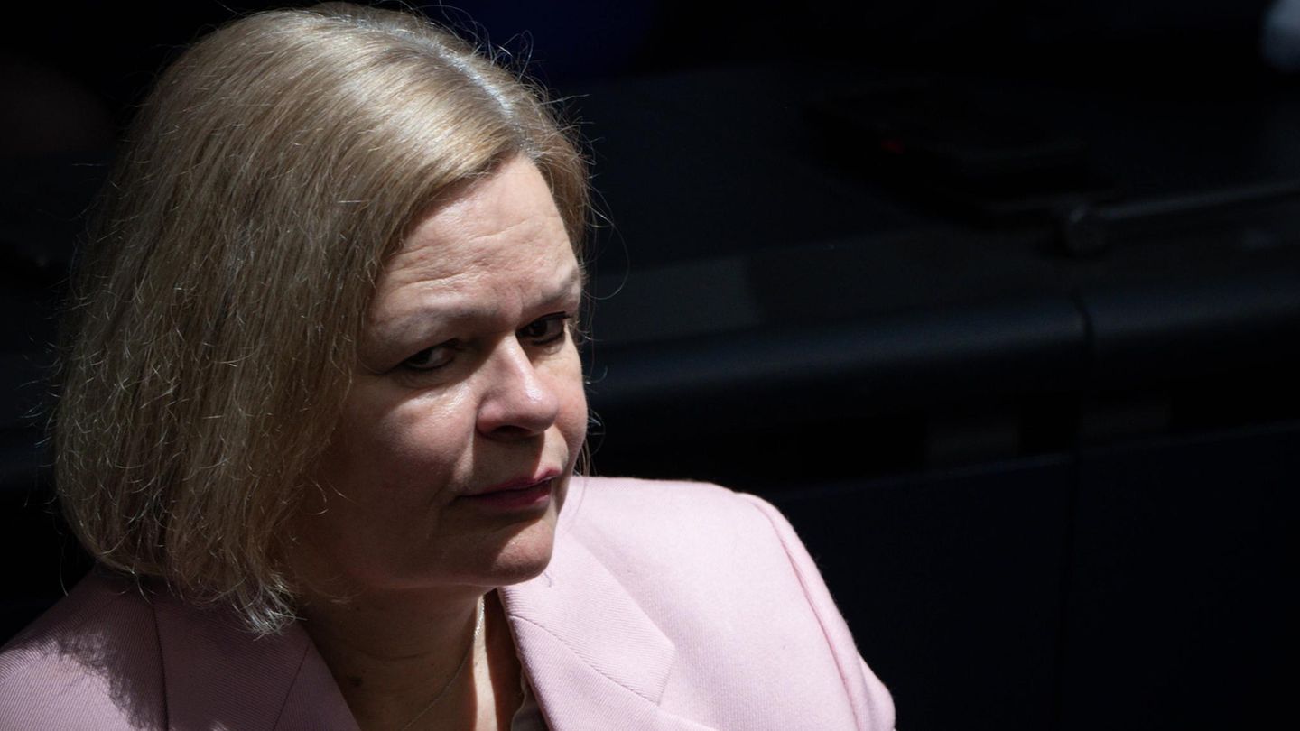 Nancy Faeser breaks off trip to Syria – because of the risk of attack