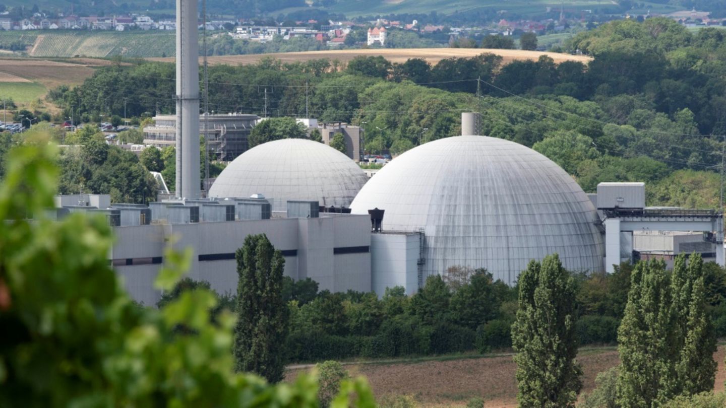 Das AKW Neckarwestheim von EnBW in Baden-Württemberg