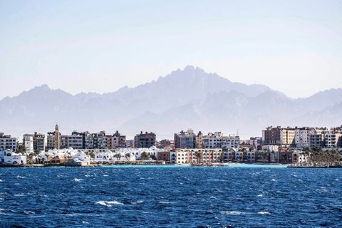 Blick auf Hurghada am Roten Meer