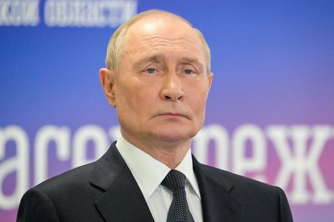 Der russische Präsident Wladimir Putin bei einem Arktisforum