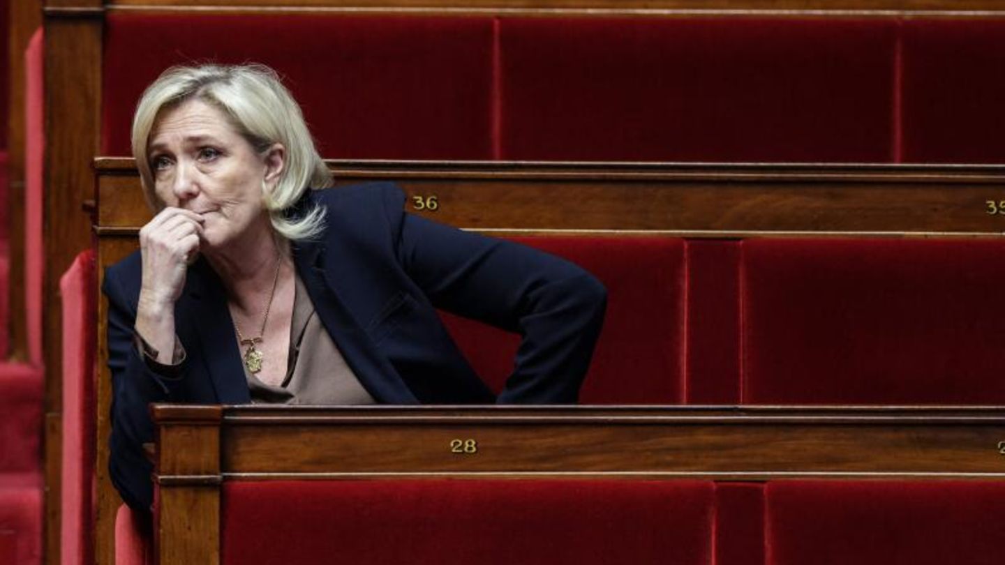 Marine Le Pen im Parlament