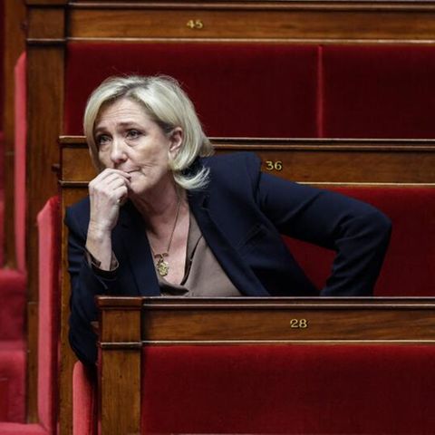 Marine Le Pen in parliament