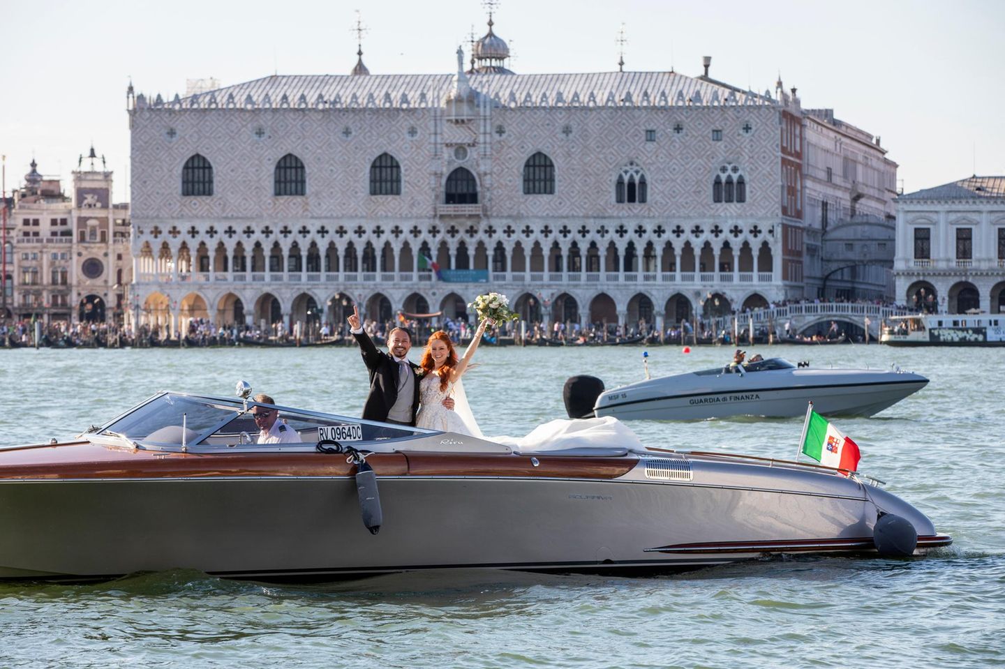 Barbara Meier und Klemens Hallmann: Hochzeit in Venedig